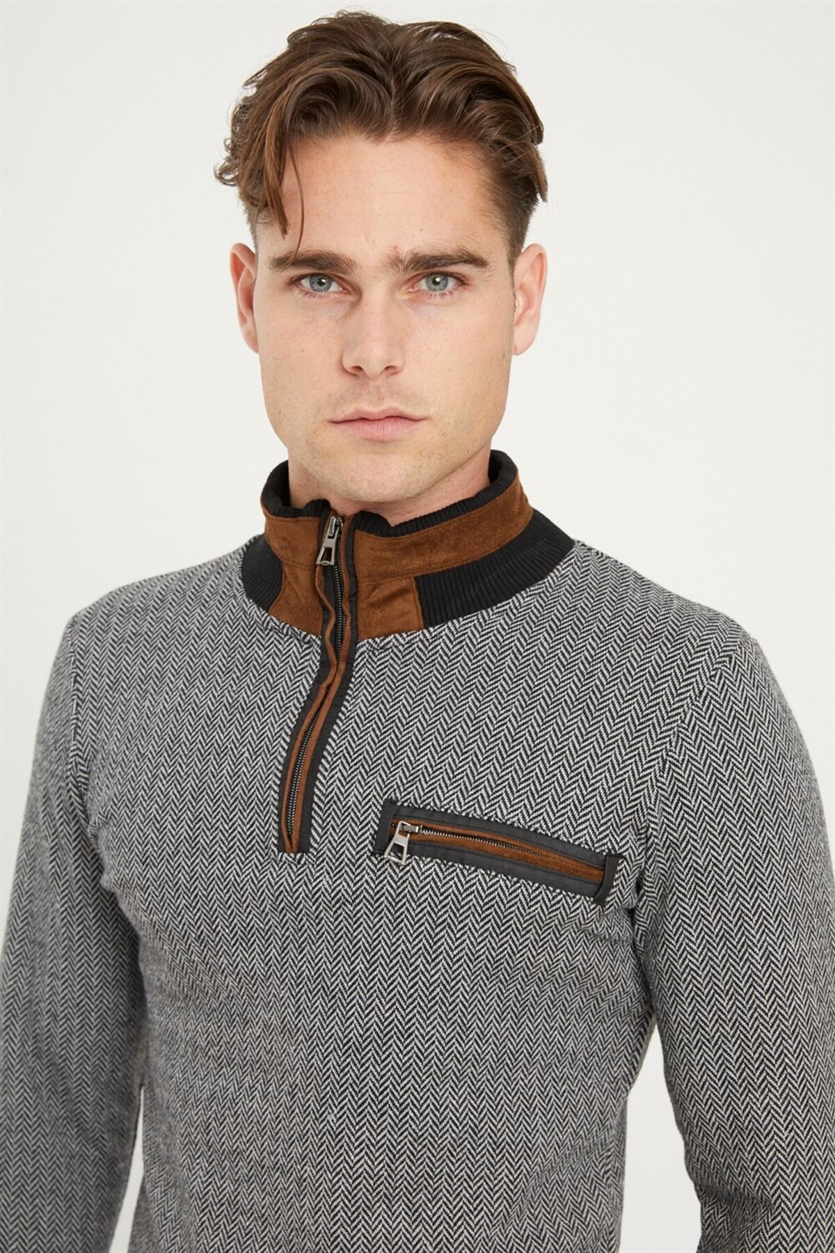 سویشرت مردانه مشکی دوبری | 1.15E+13 اورجینال - تصویر 5