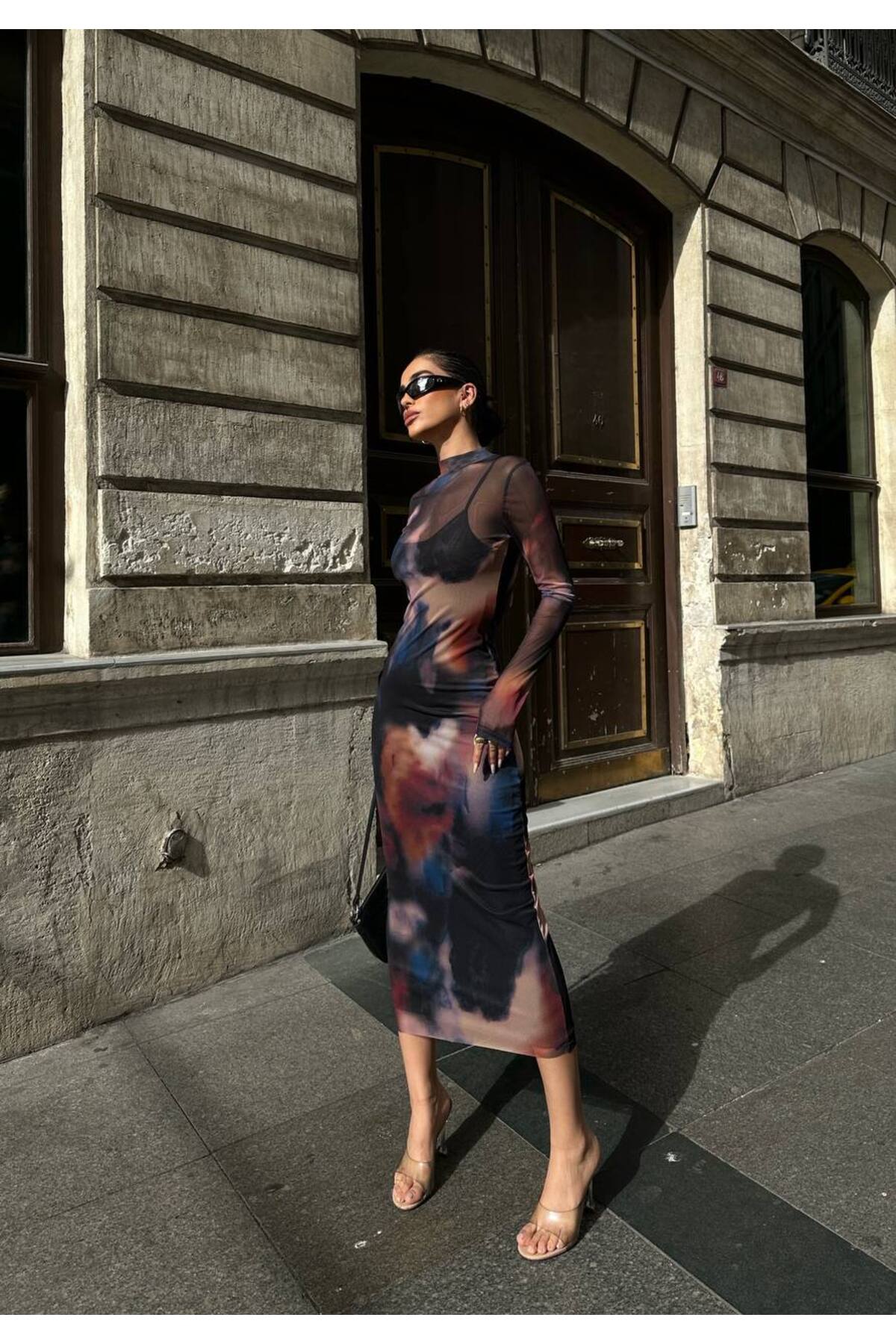 SONREİR NEW SEASON LINED - STRAPLEZ - SINGLE SLEEVE - CLOUD PATTERN ...