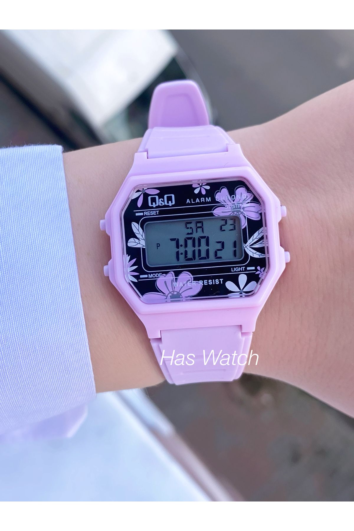 Girls purple digital watch new arrivals
