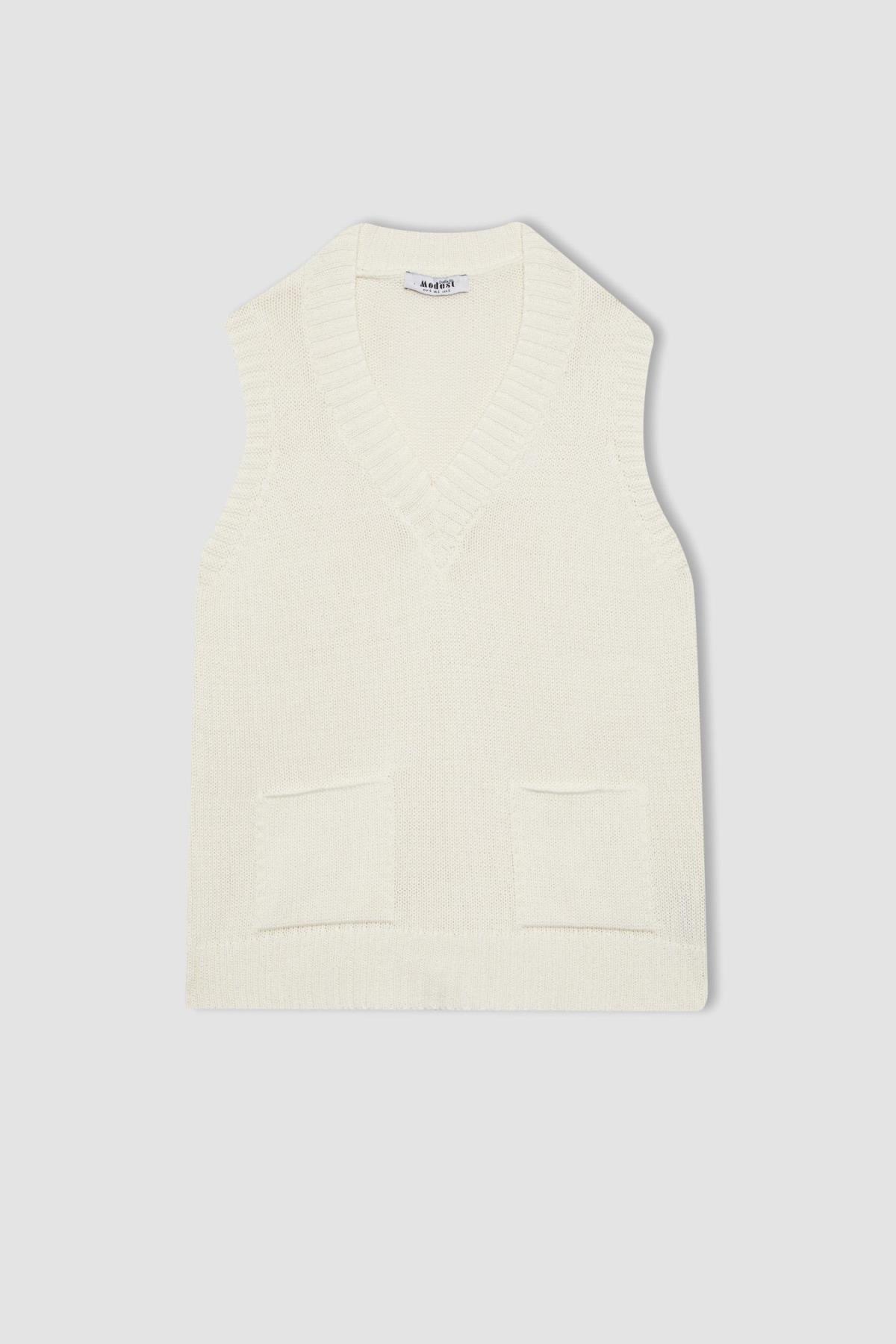 جلیقه زنانه دفاکتو | B8371AX24SP Defacto - Image 8