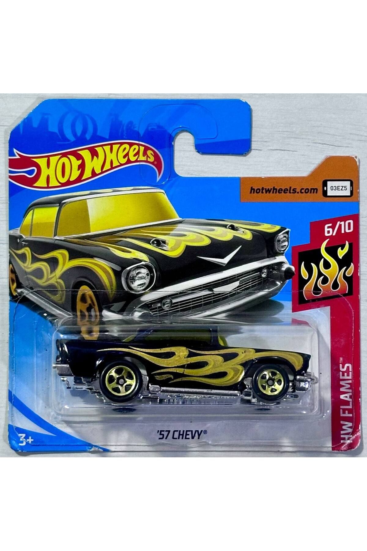 Hot wheels 57 chevy hw flames sales