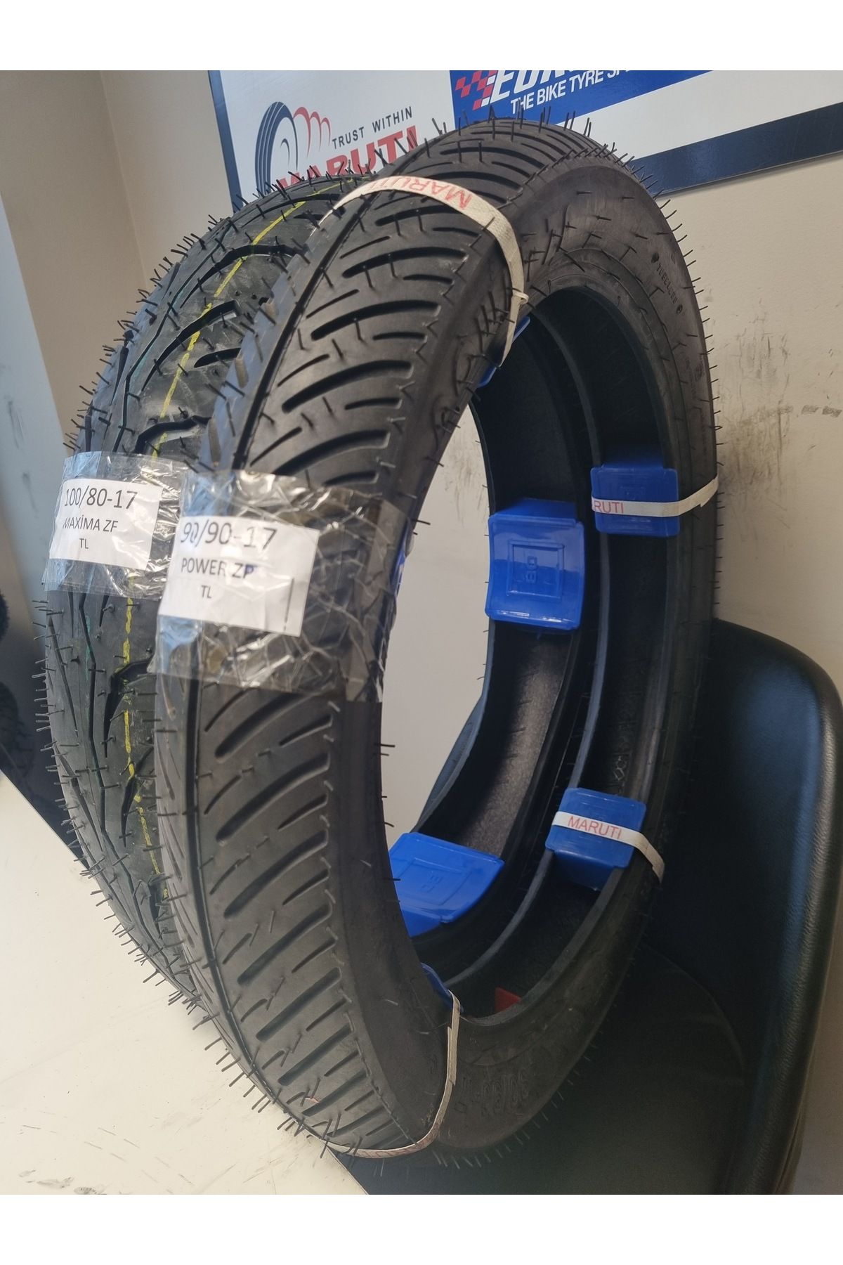 MARUTİ TYRES 90/90-17 VE 100/80-17 TAKIM LASTİK MONDİAL Z-ONE 180 VE 150 MAXIMAZPSET12