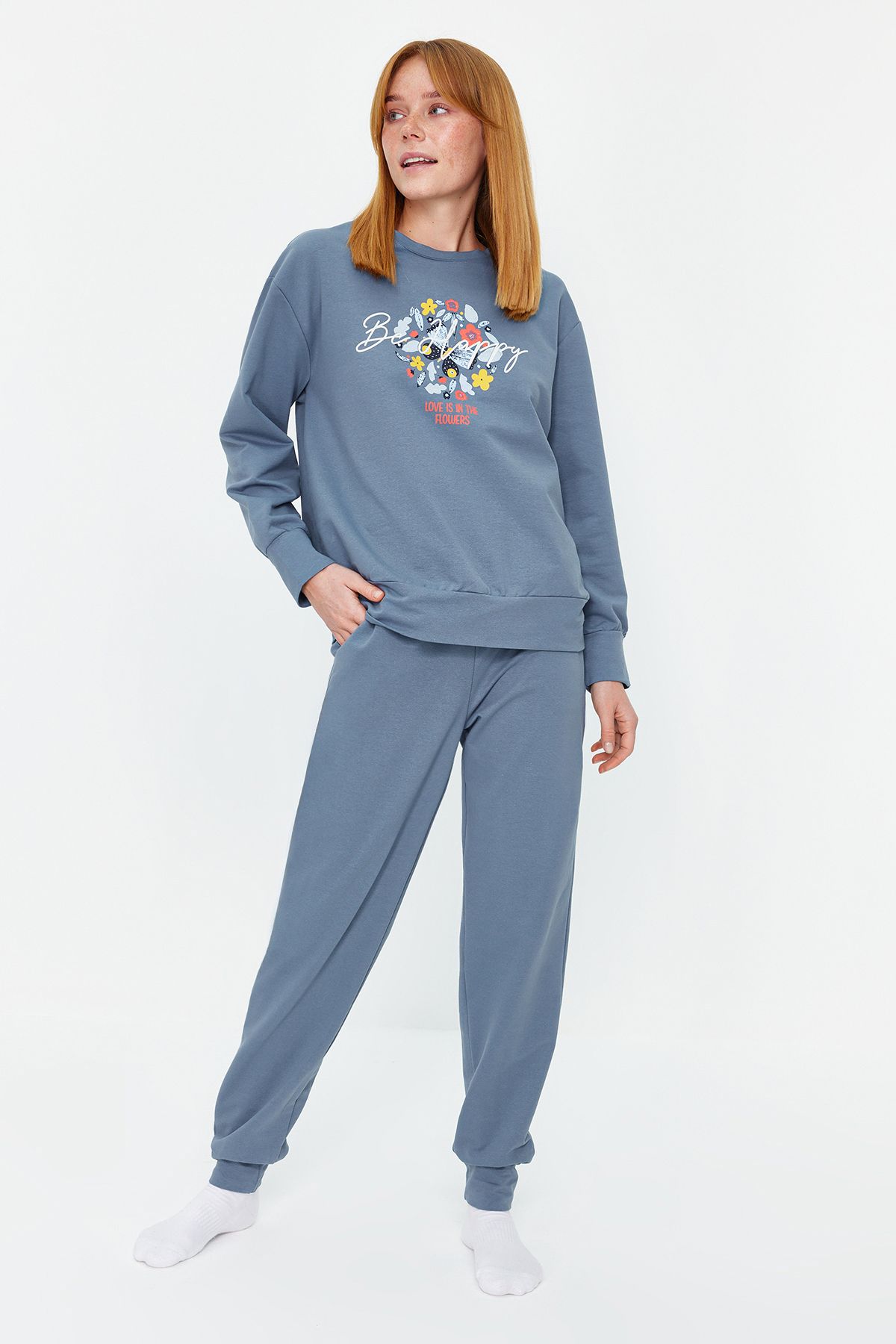 Sweatshirt pajama set outlet