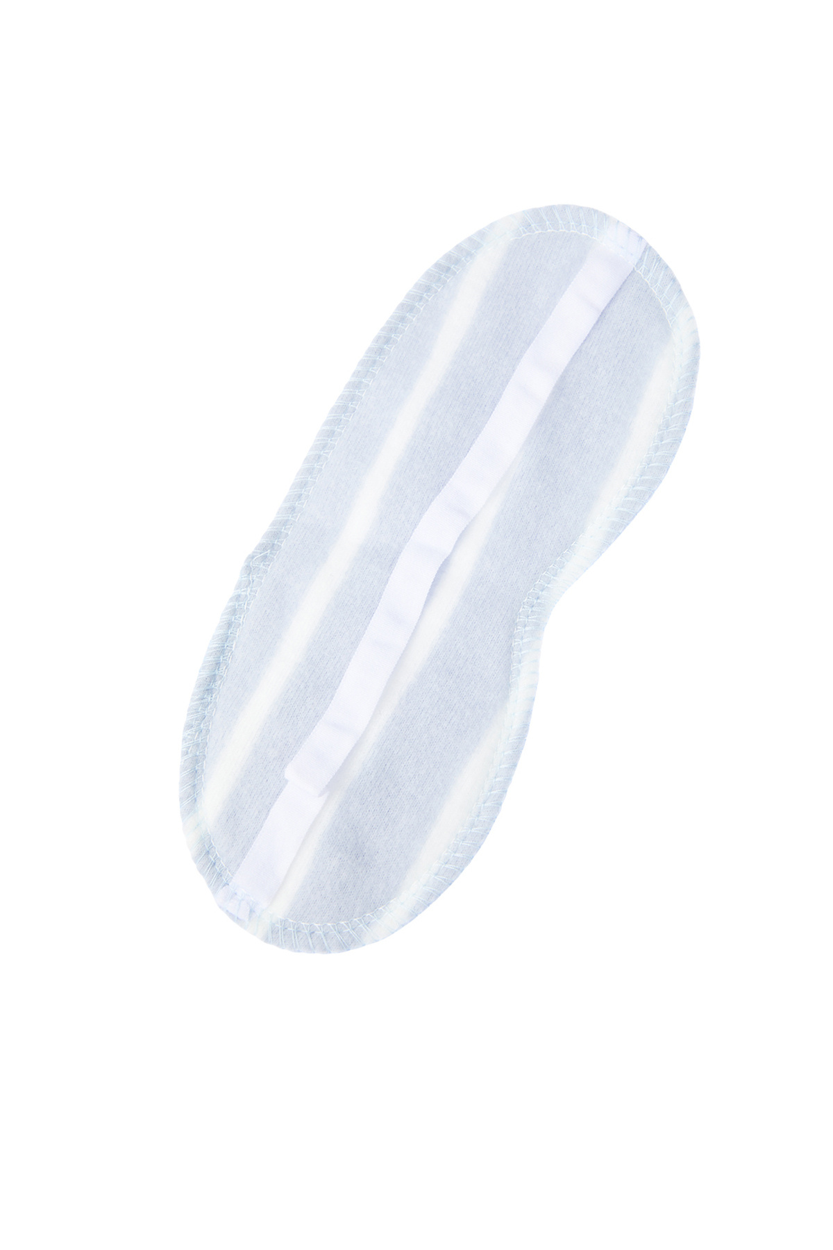 Trendyolmilla  Mavi Çizgili Biye Detaylı Uyku Bantlı Polar Kışlık Örme Pijama Takımı THMAW22PT0360 - Görsel 8