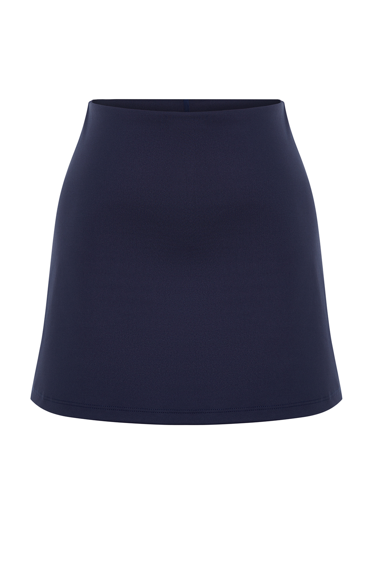 Trendyolmilla  Koyu Lacivert Reflektör Baskılı 2 Katmanlı İçi Şortlu Cepli Tenis Örme Spor Şort Etek THMSS23SR00013 - Görsel 7