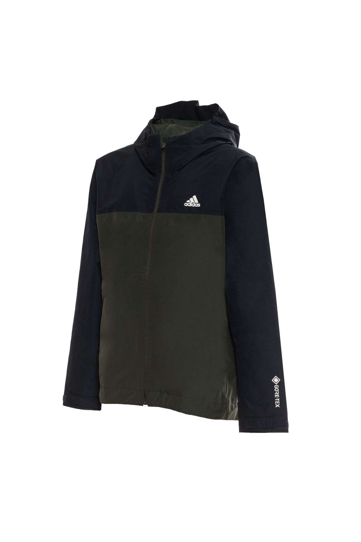 Adidas green discount and black jacket