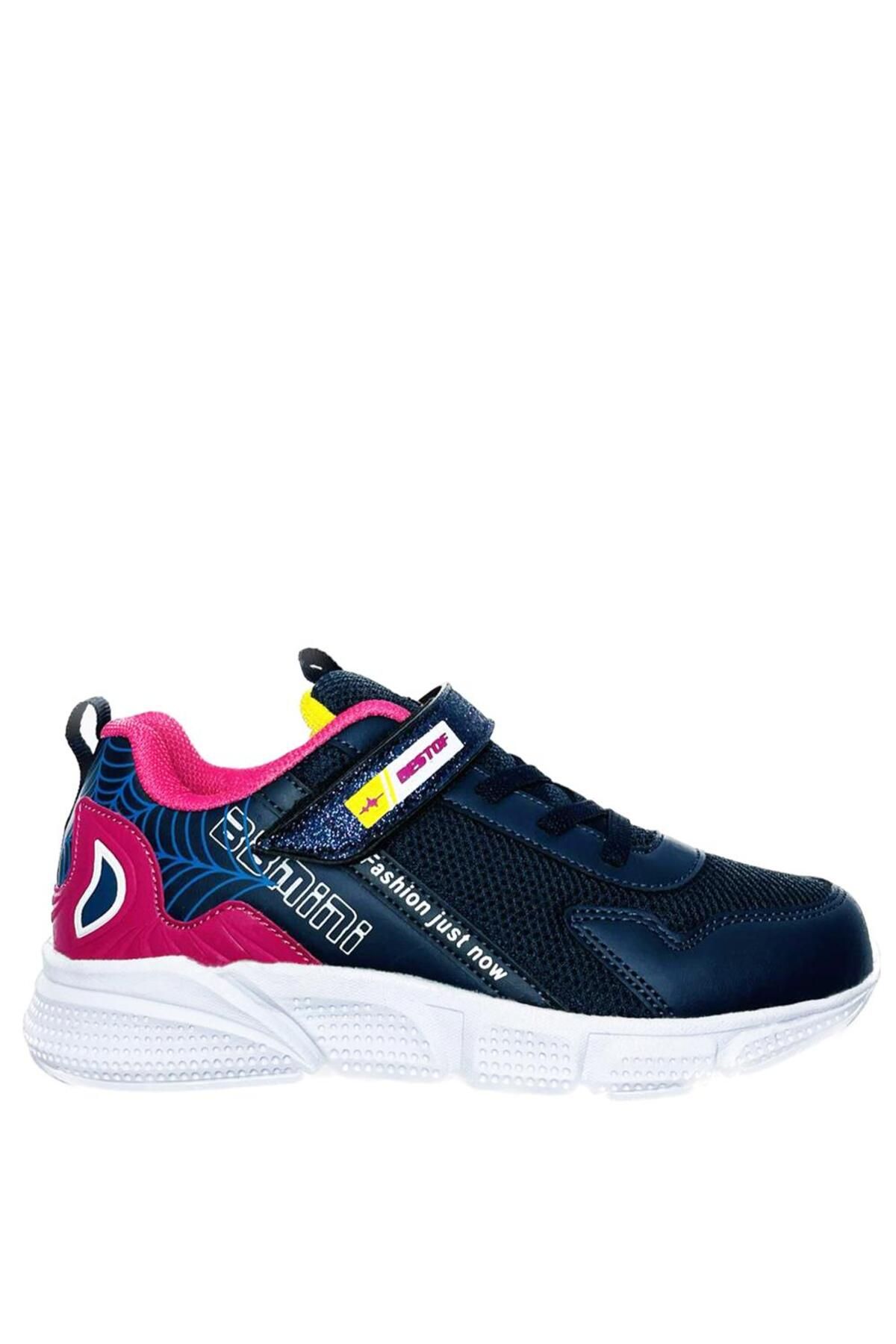 Girls navy blue sneakers top