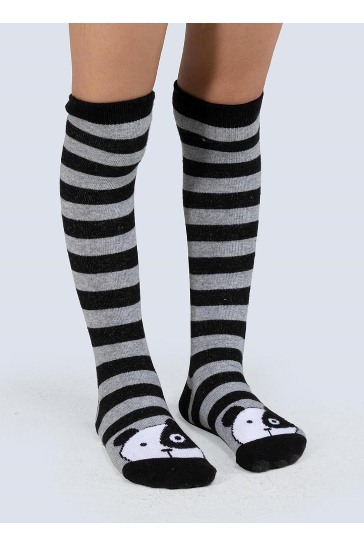 LupiaKids-Panda Girl Child Socks Lp-22win-068 1