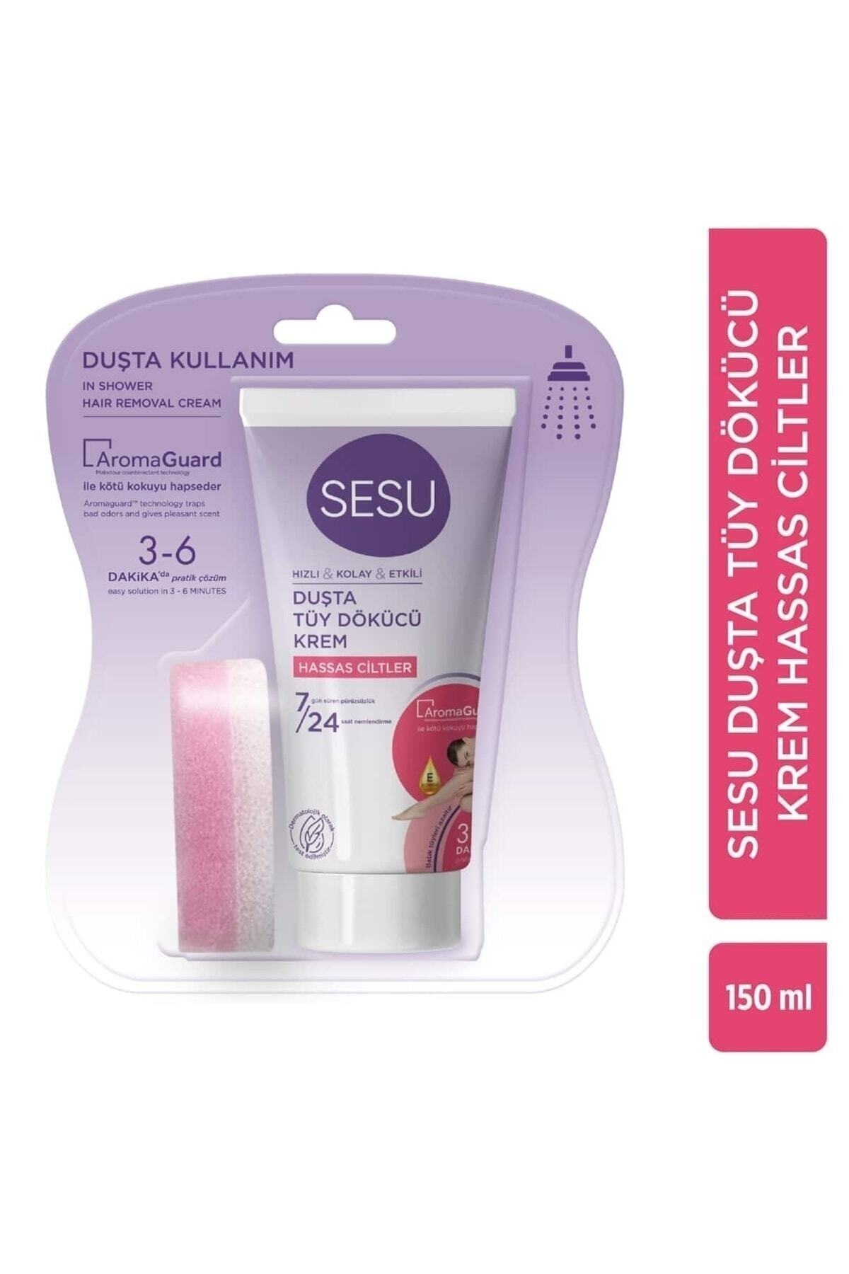 Genel Markalar Duşta Hassas Ciltler İçin Süper Tüy Dökücü Krem 150 Ml GKÜRN472