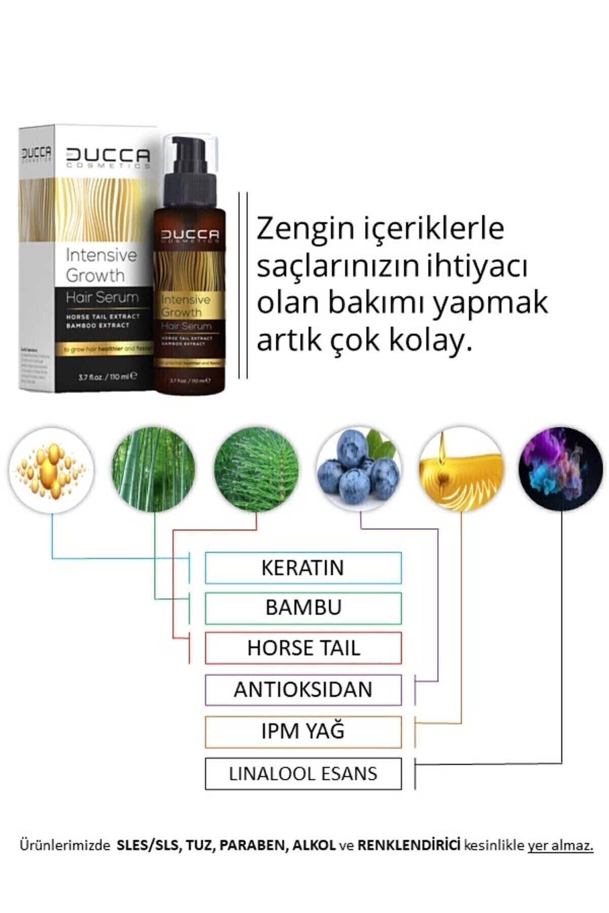 Profesyonel Saç Bakım Serumu/yağı 110ml Bambu (saç Uzatan-güçlü Saçlar) — Hair Care Serum Bamboo — تصویر 6 از 6