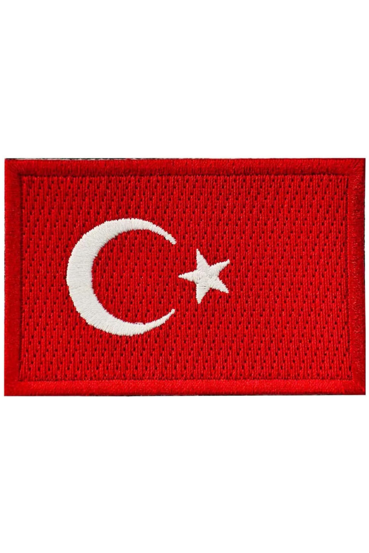 Turkish Flag Patch Red Embroidery
