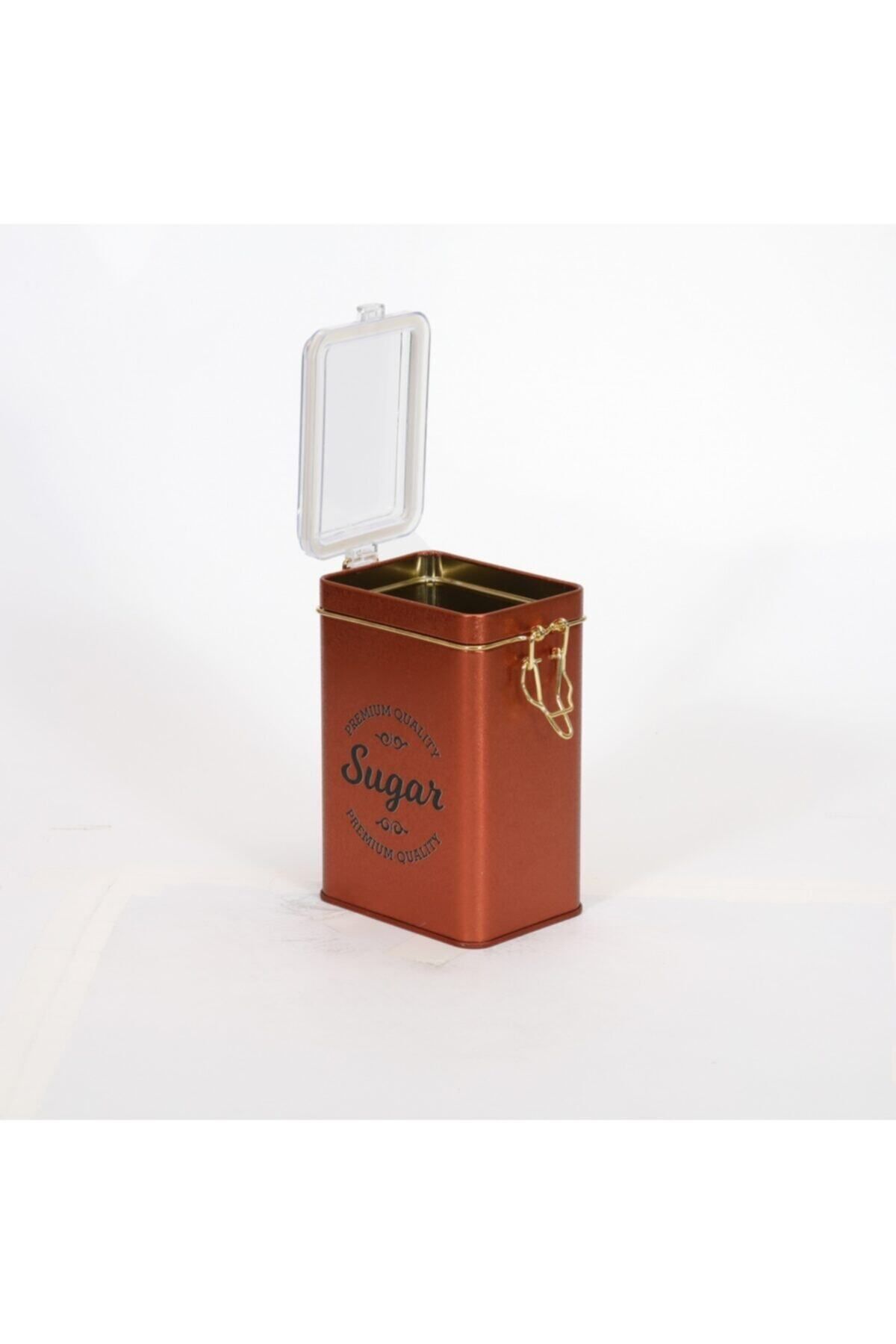 EVLE-Ef043-k5 Sn_sugar Copper Patterned Rectangular Metal Storage Container 8x10 Cm 4