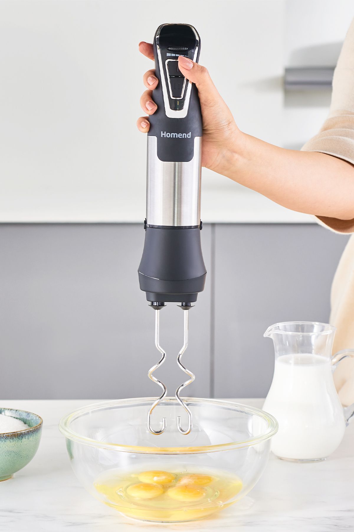 Handmaid 1966h Inox Xlarge Hazneli, Çift Bıçaklı Blender Set - 3