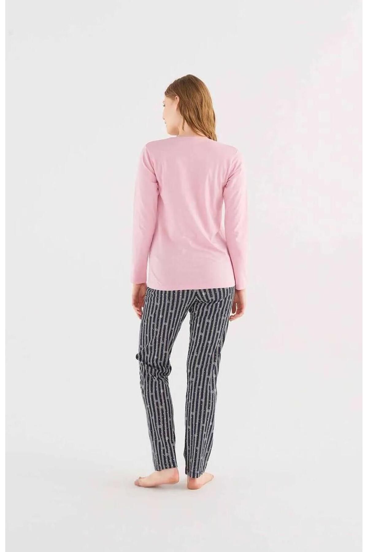 Mod Collection-Mod 3794 Snowflake Patterned Pajama Set 4