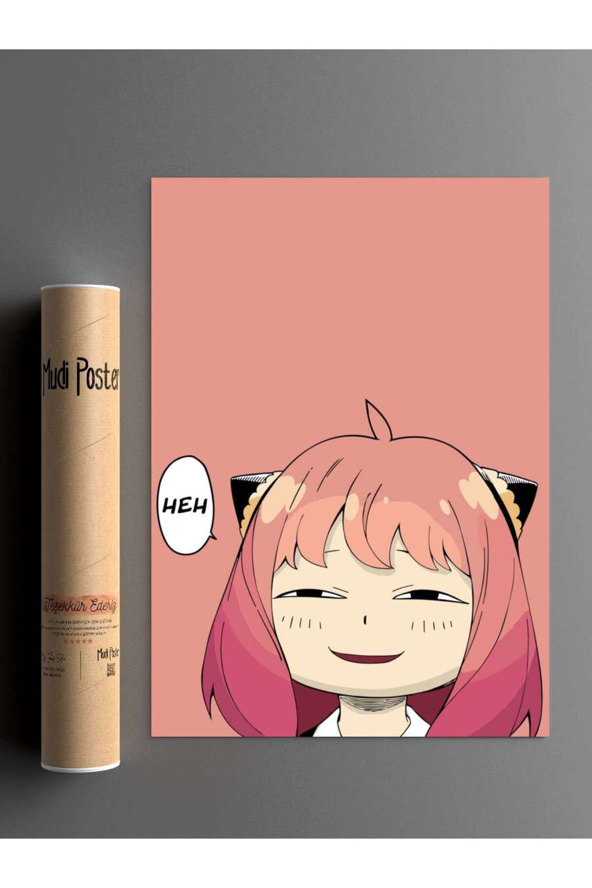 Mudi Store-Spy X Family Anya Meme Anime Poster Unframed High Quality Anime Wall Poster 2