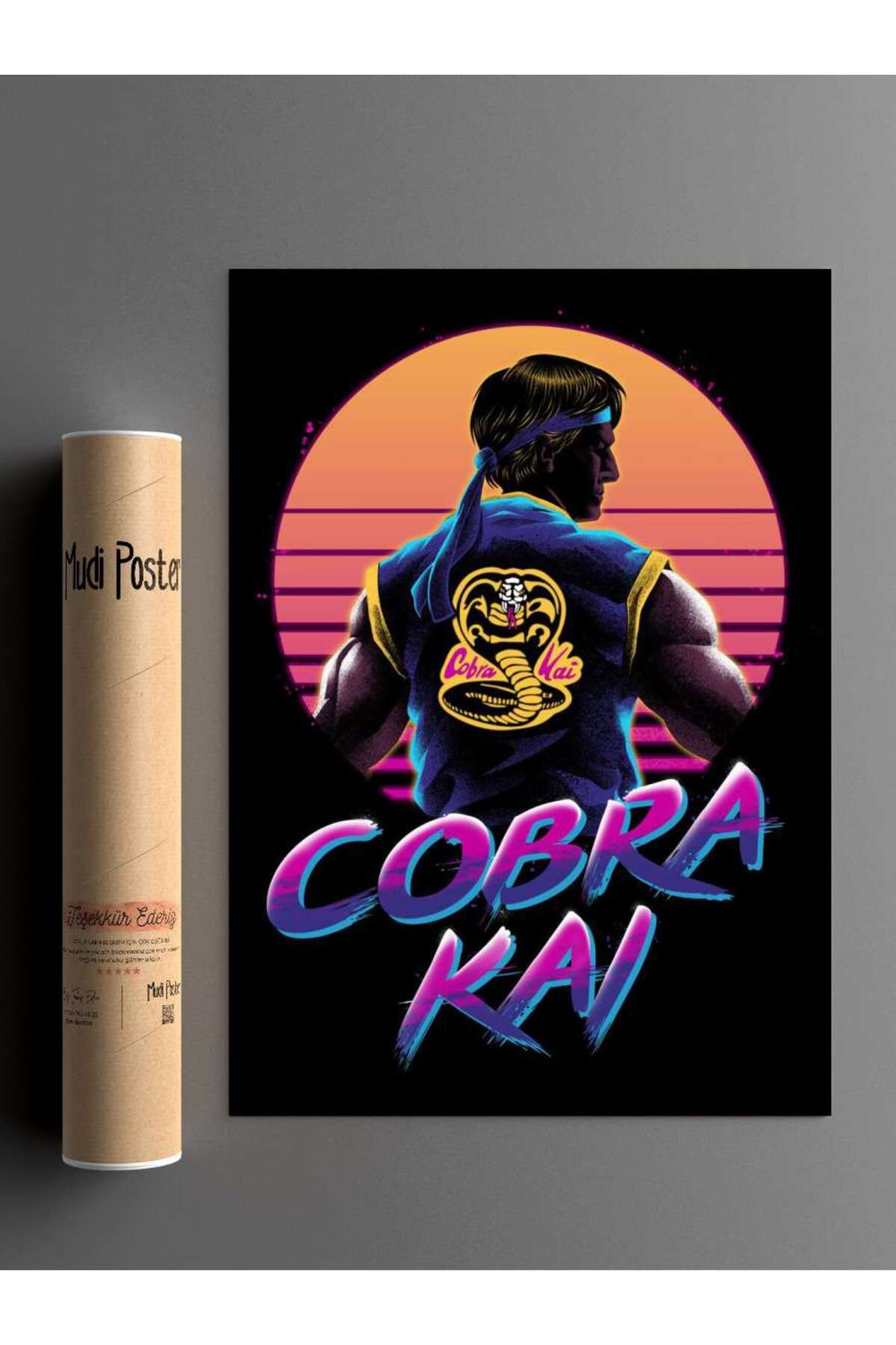 Mudi Store-Rad Cobra Kai Anime Poster Unframed High Quality Anime Wall Poster 2