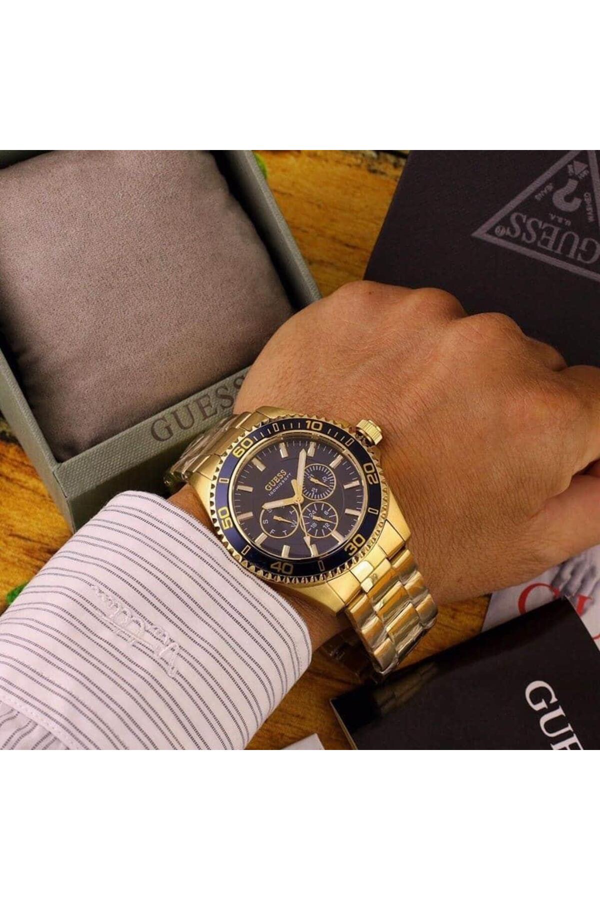 ساعت مردانه سفید گسGuess | GUW0172G5 EAN:091661452215 اورجینال - تصویر 5