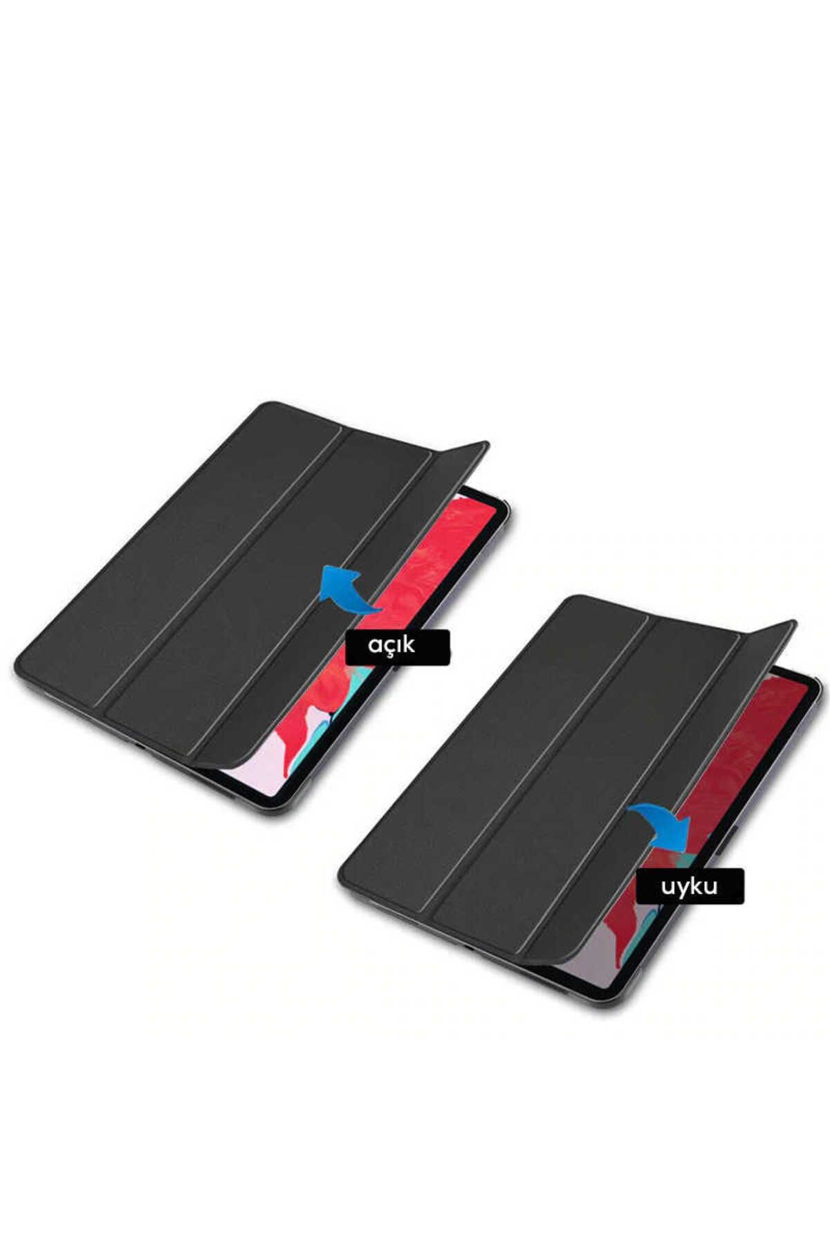 UnDePlus-Apple Ipad Air 1 Air 2 9.7" Pu Leather Smart Case with Stand A1474 A1475 A1476 A1566 A1567 Red 3