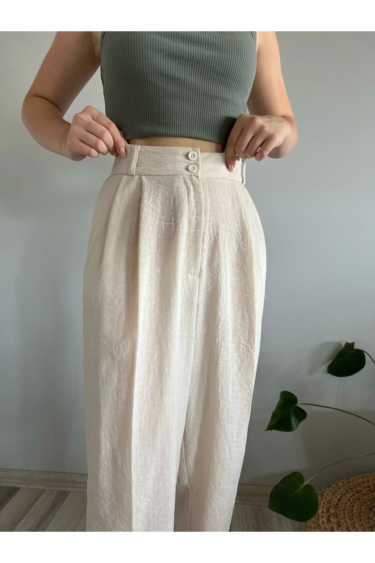Linen balloon clearance pants