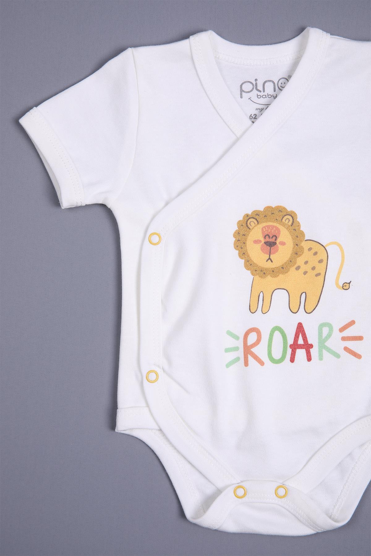 بادی نوزادی پسرانه – دخترانه زرد Babyhola | 34951 اورجینال - تصویر 6