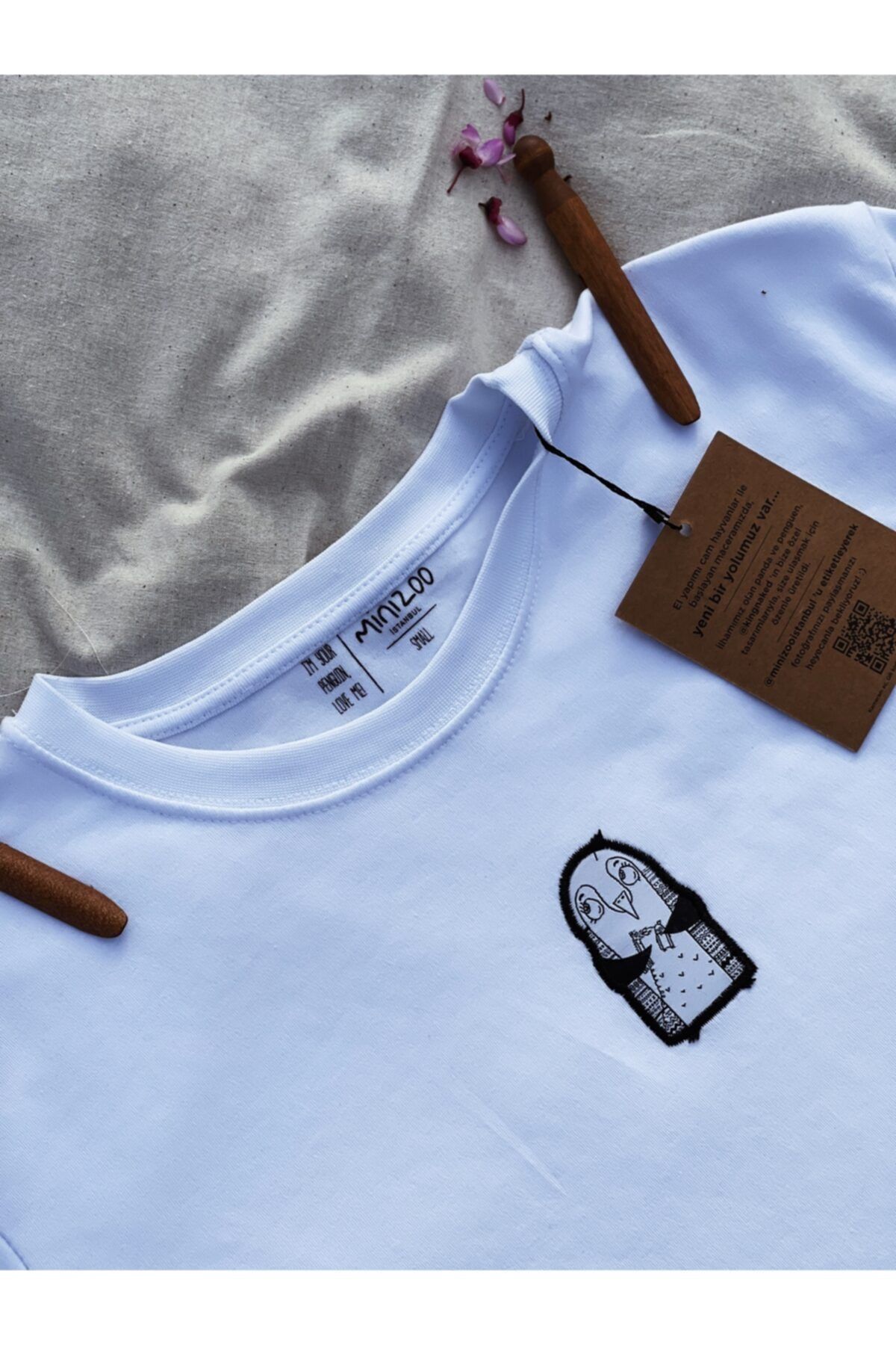 Minizooistanbul White Penguin T shirt Trendyol
