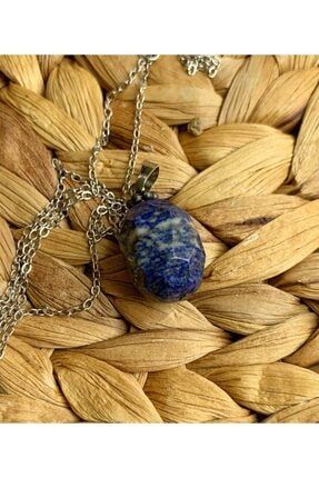 Kadın Mavi Lapis Lazuli Kolye ayzeelif86