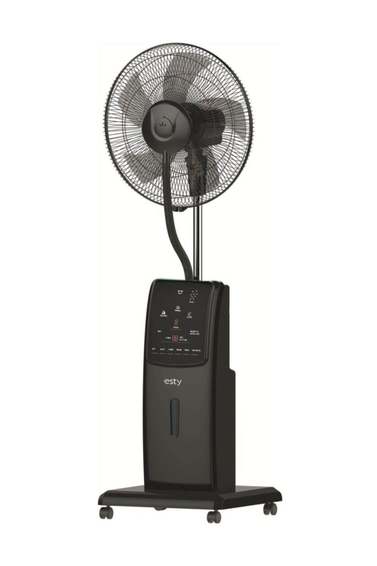 esty v 48004b01 buharli uzaktan kumandali ayakli vantilator siyah fiyati yorumlari trendyol