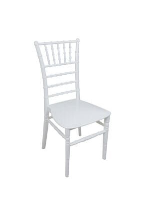 Silver Sandalye Tifany (6 ADET) Beyaz D2-605-AB