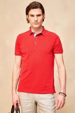 Barbados Erkek Kırmızı Polo Yaka T-shirt 1583060