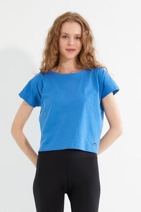 Kadın Mavi T-shirt 68PLST