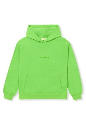 Çocuk Yeşil Organik Oversize Sweatshirt H-YS