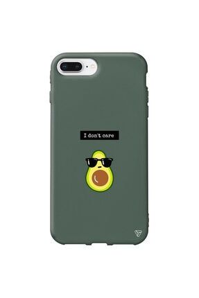 Iphone 8 Plus Yeşil Renkli Silikon Thug Avokado Telefon Kılıfı Fru031-iPhone-8-Plus