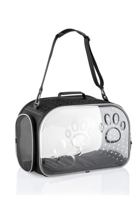 miapet gri seffaf kedi kopek tasima cantasi 42 x 26 x 35 cm fiyati yorumlari trendyol