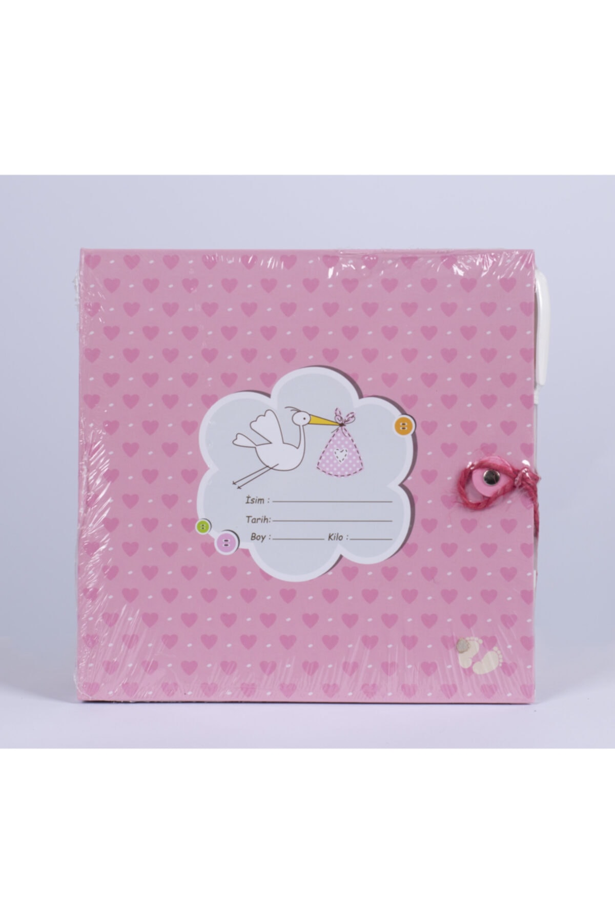 Genel Markalar Fsahion Photo Leylek Bebek Anı Defteri - Beyaz Kalem Hediyeli fotoğrafı 2 (önizleme)