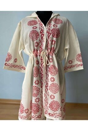 Şile Bezi Kimono Plaj Elbisesi TYC00148762311