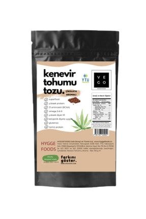 Vegovego Kenevir Kendir Tohumu Tozu - Çikolata Aromalı HEMP01CH