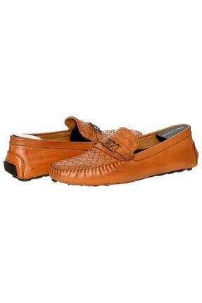 Erkek Iç Dış Doğal Deri Kaygan Zeminlerde Denge Taba Loafer Steps 27 Steps27