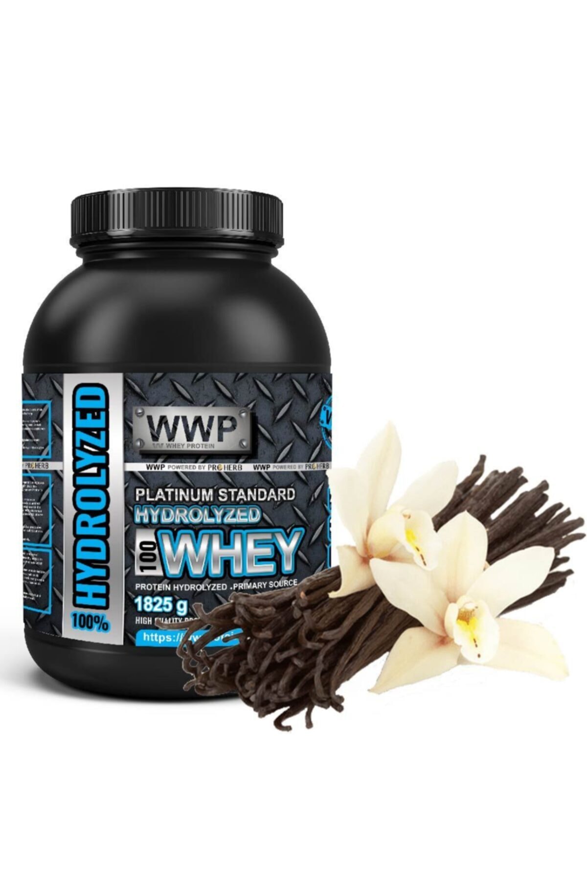 WWP Whey Peotein 100% Hydrolyzed Vanilla & Milk Flavor 1825 gr (73 SERVİNGS)