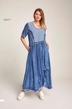 Zedd 19017 Elbise-mavi
