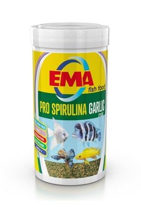 Pro Spirulina Garlic Sarımsaklı Balık Yemi emagarlic100