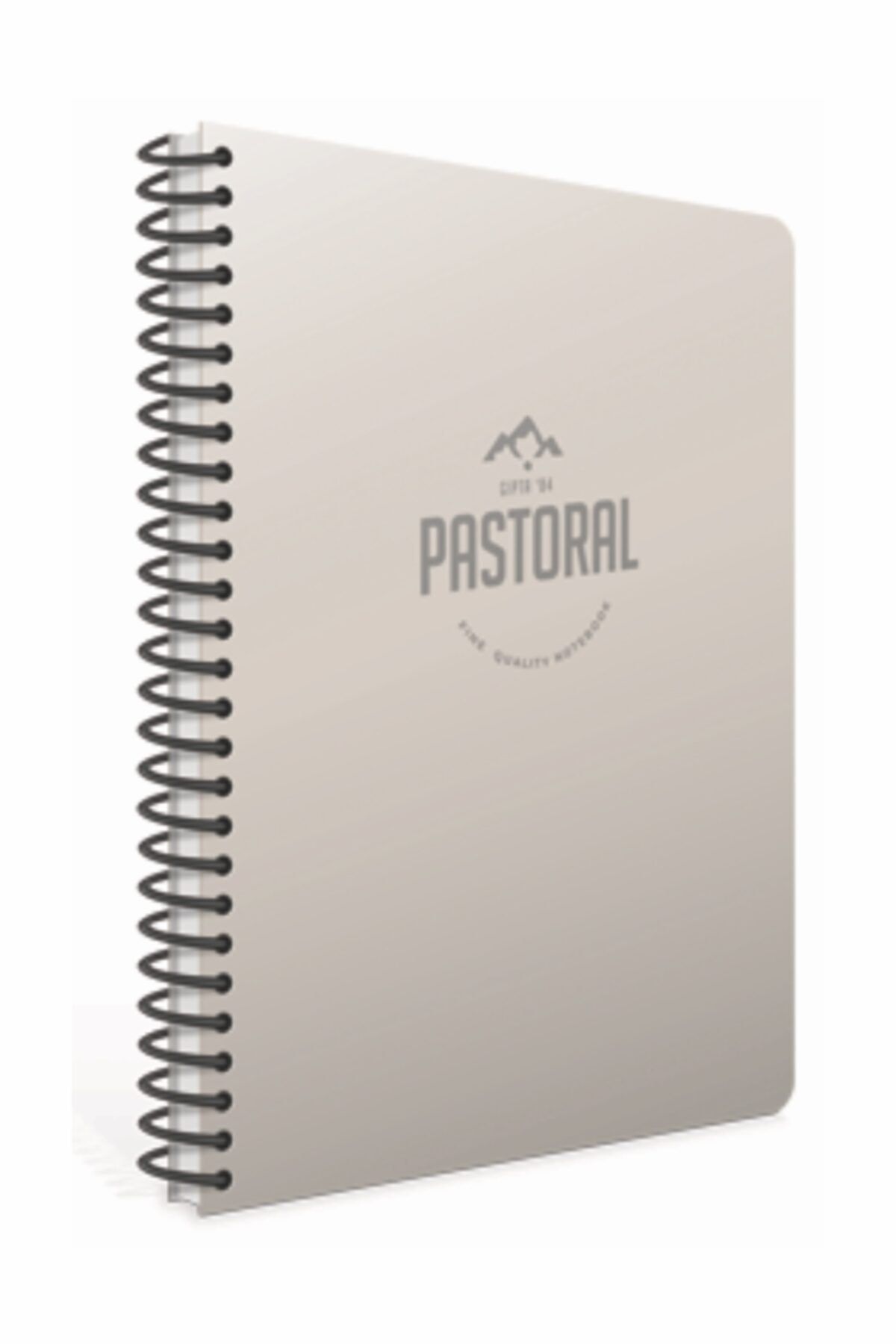 Gıpta-Pastoral Checkered Spiral PP Cover Notebook 4 Pieces A4 120 Sheets 5