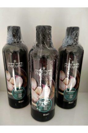 Huncalıfe Nature Sarımsaklı Şampuan Set 500 ml 3'lü hy34