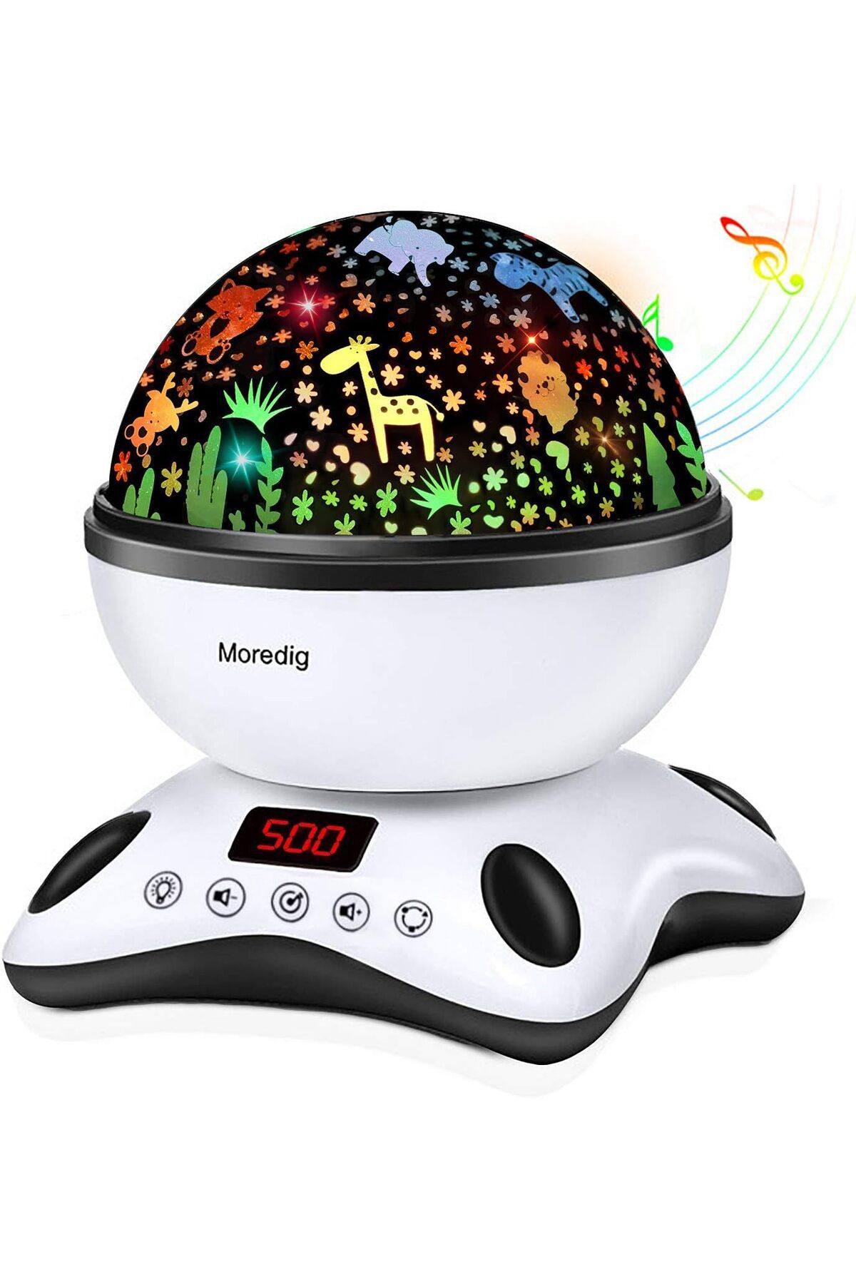 Genetic-Moredig Baby Projector - 8 Lighting Night Lamp with 12 Music and Timer 1