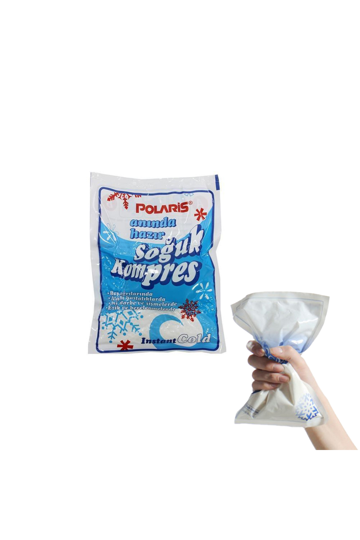 TıpKimSan Tek Kullanımlık Soğuk Uygulama Pedi Anında Hazır 6 (altı) Adet - Ebat: 14 X 20 Cm