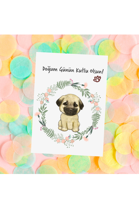 Fatofotofan Sivas Kangal Çizimli Doğum Günün Kutlu Olsun Kartı ,Doğum Günü Te...