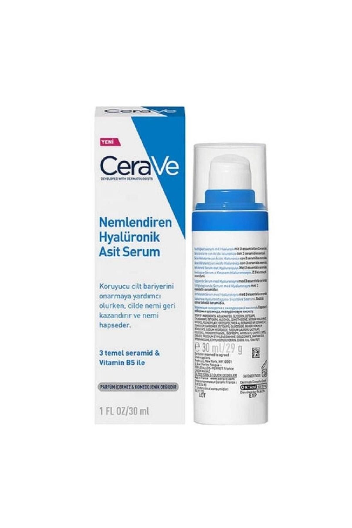 CeraVe سرم هیدراته کننده اسید هیالورونیک 30 میلی لیتری