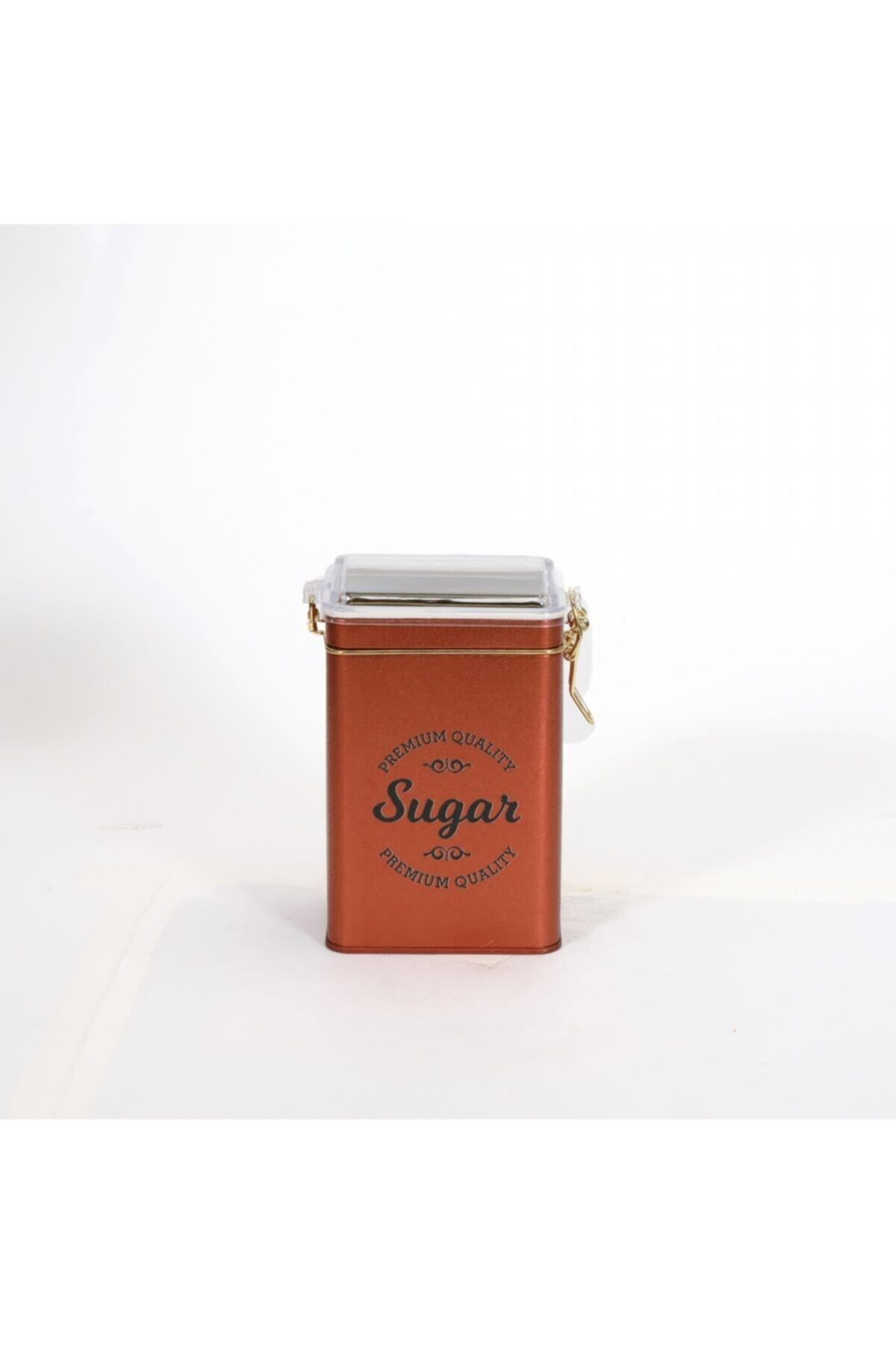 EVLE-Ef043-k5 Sn_sugar Copper Patterned Rectangular Metal Storage Container 8x10 Cm 1