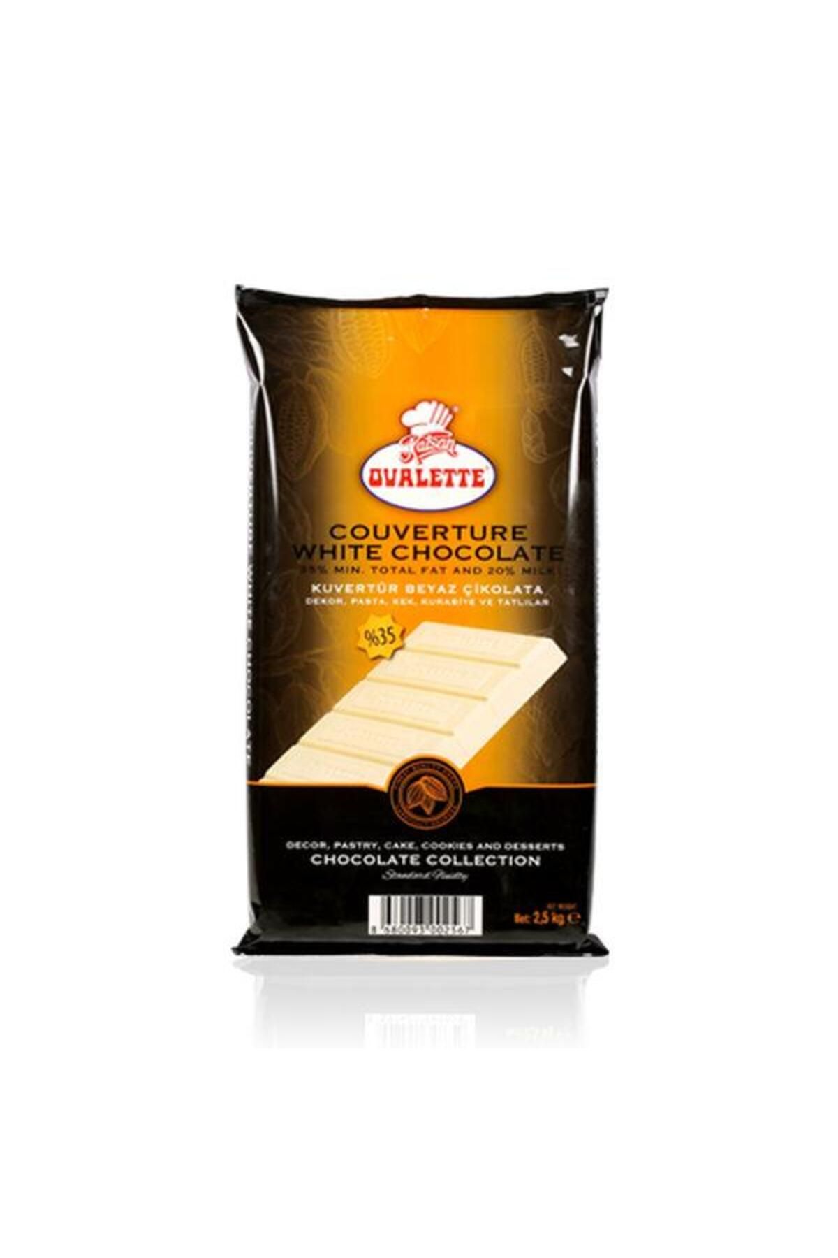 ovalette Kuvertür Beyaz 2,5 Kg