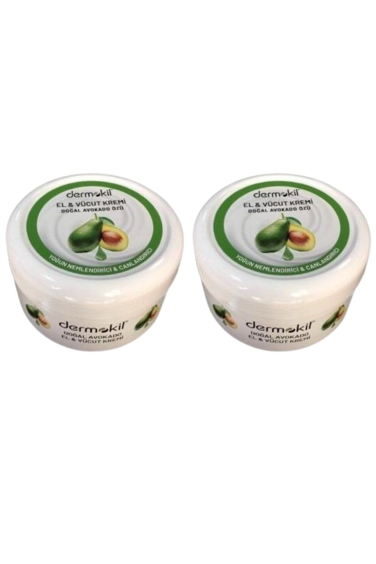 Dermokil-2x220 ml Avocado Extract Hand Face Cream 1