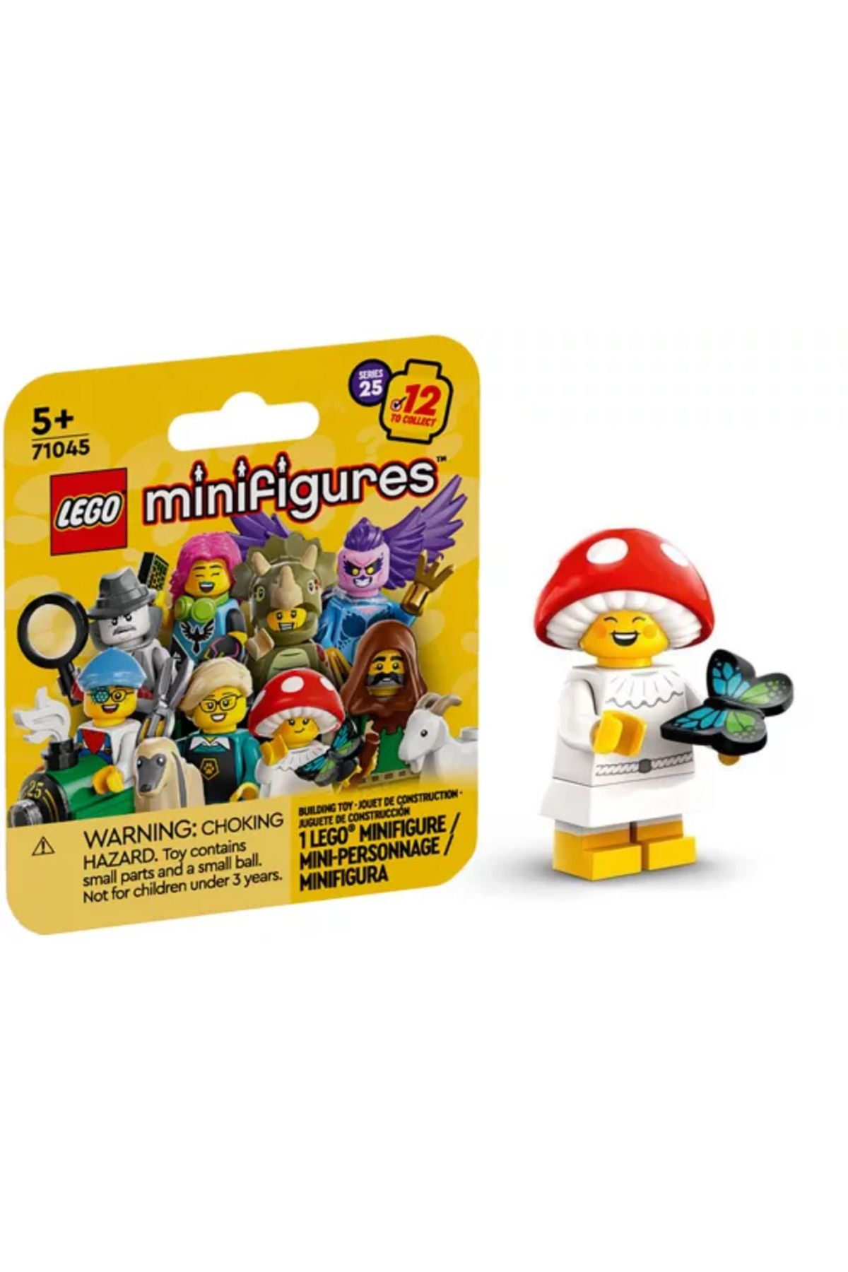 LEGO Minifigure 71045 Series 25 - 6 Mushroom Sprite